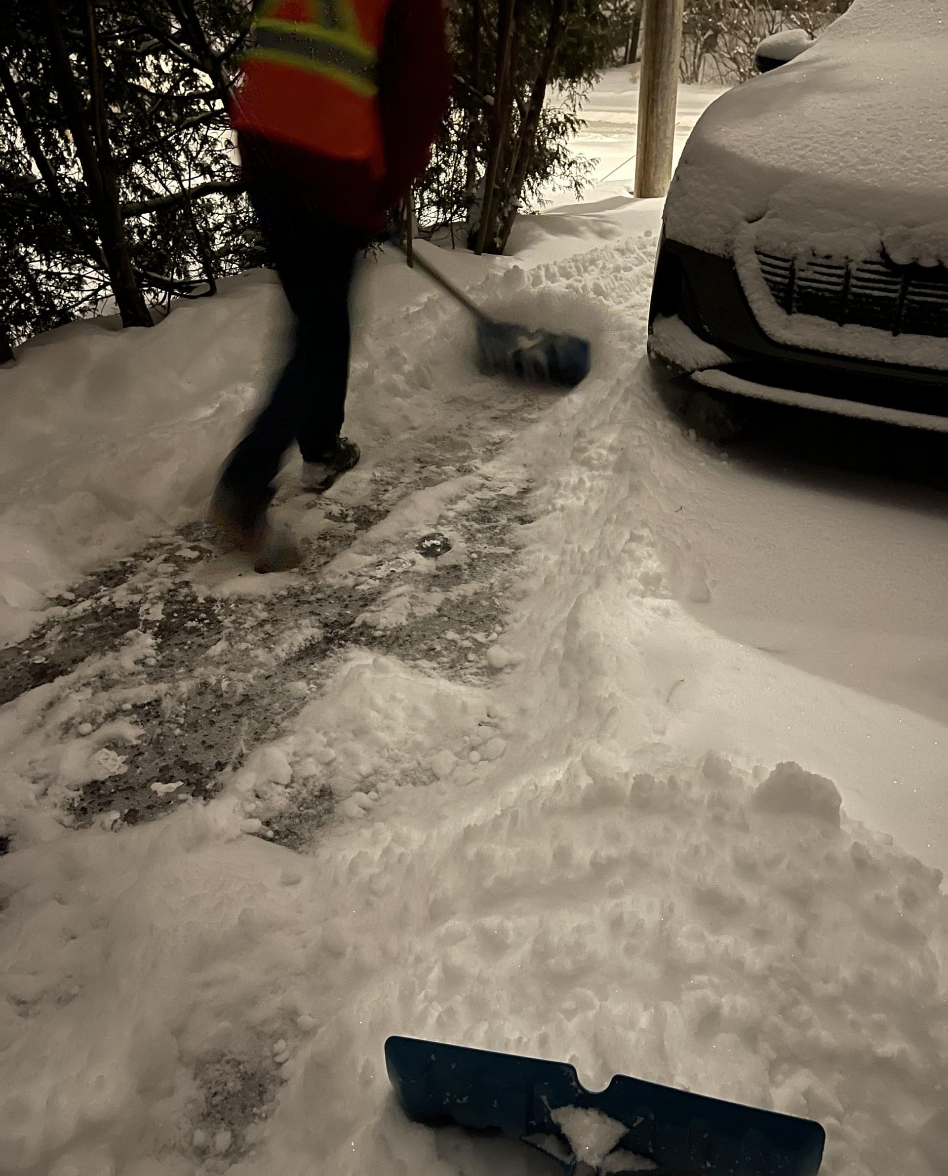Snoen crew performing snow removal